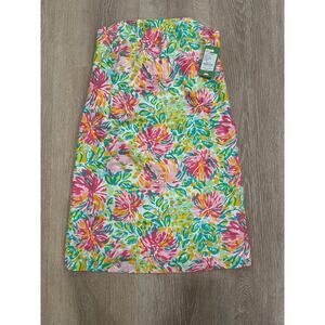 Lilly Pulitzer Keetan Strapless Dress White Sz 6 NWT